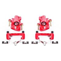 Power Stop - PowerStop 94-01 Acura Integra Rear Red Calipers w/Brackets - Pair - Image 1