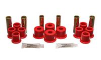 Energy Suspension - Energy Suspension 8/81-96 Ford F100/F150 2WD Red Rear Leaf Spring Bushing Set - Image 2