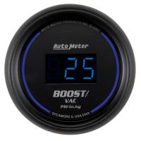 AutoMeter Cobalt Digital 52.4mm Black Vacuum/Boost Gauge