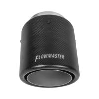 Flowmaster - Flowmaster Exhaust Tip - 4.00in Angle Rolled Carbon Fiber/304 SS Fits 3.00in Tubing (Weld On) - Image 2