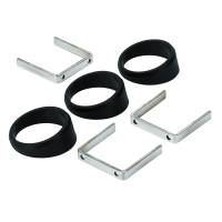 AutoMeter or Autogage 2-1/16in Black Angle Rings -- 3 Pack