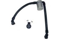 J&L Oil Separator Co - J&L 05-10 Ford F-150 5.4L Driver Side Oil Separator 3.0 - Clear Anodized - Image 1