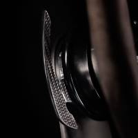 NRG Innovations Reinforced Steering Wheel (350mm / 3in. Deep) Black Leather w/ Alcantara Stitching