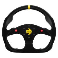 Momo MOD30 Buttons Steering Wheel 320 mm -  Black Suede/Black Spokes/1 Stripe