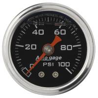 AutoMeter AutoGage 1.5in Liquid Filled Mechanical 0-100 PSI Fuel Pressure Gauge