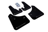 Rally Armor - Rally Armor 2004-2009 Mazda3/Speed 3 UR Black Mud Flap w/ Silver Logo - Image 2