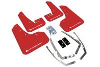 Rally Armor 2015+ VW Golf/GTI/TSI UR Red Mud Flap w/ White Logo