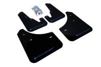 Rally Armor - Rally Armor 2004-2009 Mazda3/Speed 3 UR Black Mud Flap w/ Blue Logo - Image 2