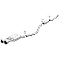 MagnaFlow Exhaust Products - MagnaFlow 2017+ Honda Civic 1.5L 409 SS Single Exit Polished 4.5in Dual Tips Cat-Back Exhaust - Image 2