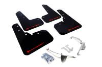 Rally Armor - Rally Armor 13+ Subaru XV Crosstrek Black Mud Flap w/ Red Logo - Image 2