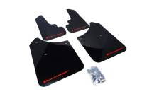 Rally Armor 2003-2008 Subaru Forester UR Black Mud Flap w/ Red Logo