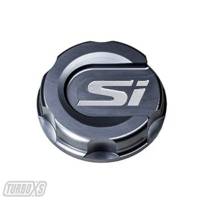 Turbo XS - Turbo XS Oil Cap Gunmetal Grey Si Logo 2017 Honda Civic. - Image 2