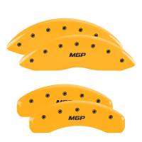 MGP Caliper Covers - MGP Caliper Covers Yellow finish, Black MGP for 2017-2019 Nissan Titan - Image 2