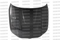 Seibon GTR-style carbon fiber hood for 2004-2010 BMW E60