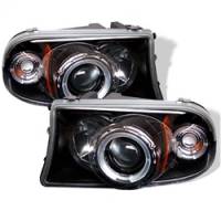 Spyder Auto - Spyder Dodge Dakota 97-04/Durango 98-03 1PC Projector Headlights LED Halo LED Blk PRO-YD-DDAK97-BK - Image 2