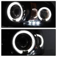 Spyder Auto - Spyder Dodge Dakota 97-04/Durango 98-03 1PC Projector Headlights LED Halo LED Blk PRO-YD-DDAK97-BK - Image 3