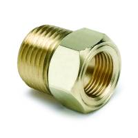 AutoMeter - AutoMeter 1/2 inch NPT Male Brass for Mechanical Temp. Gauge Adapter - Image 1