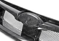 Seibon Carbon - Seibon STI-Style Carbon Fiber Front Grille For 2011-2013 Subaru Impreza WRX STi (Mesh not Included) - Image 4