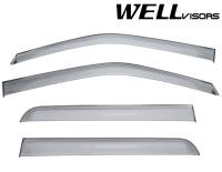 WellVisors Side Window Deflectors Ford F-150 Crew Cab 15-20 Premium Series