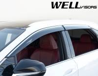 WellVisors - WellVisors Side Window Deflectors Lexus RX350 RX450h 2016+ With Chrome Trim - Image 3