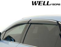 WellVisors - WellVisors Side Window Deflectors Lexus RX350 RX450h 2016+ With Chrome Trim - Image 4