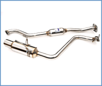 Invidia - Invidia 08-11 Subaru Impreza Non-Turbo N1 Stainless Steel Tip Resonator 63mm Piping Cat-back Exhaust - Image 2