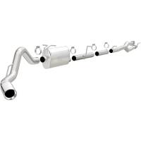 MagnaFlow Sys Cat-Back 11-15 Ford Super Duty F250 6.2L EC CC, SS 3.5in Single Rear Pass Side Ext 5in Tip