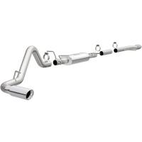 MagnaFlow 14 Chevy Silverado V8 5.3L CC/EC Cab Single P/S Rear Exit Stainless Cat Back Perf Exhaust