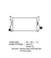 CSF Radiators - CSF 06-10 GMC Sierra 2500HD 6.6L OEM Intercooler - Image 2