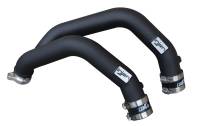 Injen 15-16 BMW M3(F80)/M4 (F82/83) 3.0L L6 Twin Turbo 2PC Aluminum Int. Charge Pipe - Wrinkle Black