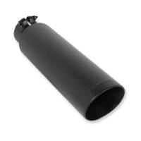 Flowmaster - Flowmaster Universal Exhaust Tip - 2.50 In. Black Angle Cut (Clamp On) - Image 6