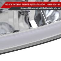 Spec'D Tuning Products - Spec-D 2006-2013 Chevrolet Impala/2014-2016 Impala Limited/2006-2007 Monte Carlo Switchback Sequential Signal LED Bar Factory Style Headlights (Chrome Housing/Clear Lens) - Image 3