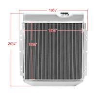 Spec'D Tuning Products - Spec-D 1960-1966 Ford Falcon/Mustang/Ranchero / 1960-1965 Mercury Comet 3 Row Radiator with Fan Shroud Design - Image 1