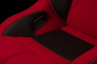 BRAUM RACING SEATS & MORE - BRAUM Racing Elite-R Series Sport Seats - Red Jacquard (Black Stitching / Black Piping) - Pair - Image 4