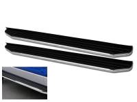 I3 2006-2017 Toyota Rav4 - Version 2 - Aluminum And Stainless Steel Trim Viewpoint Running Board - Chrome