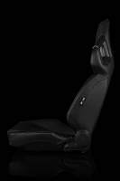 BRAUM RACING SEATS & MORE - BRAUM Racing Alpha X Series Sport Seats - Black & Black Stitching - Low Base Version - Pair - Image 3