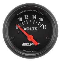 AutoMeter - AutoMeter Z-Series 52mm 8-18 Volts Volmeter Gauge - Image 1