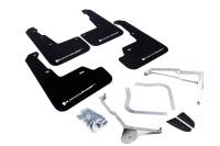 Rally Armor 15+ Subaru WRX & STi Sedan Only UR Black Mud Flap w/ White Logo