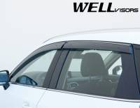 WellVisors - WellVisors Side Window Deflectors Mazda CX-5 2017+ With Black Trim - Image 4