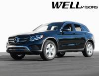 WellVisors - WellVisors Side Window Deflectors Mercedes Benz X253 GLC Class 16+ with Chrome Trim - Image 2