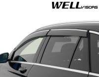 WellVisors - WellVisors Side Window Deflectors Mercedes Benz X253 GLC Class 16+ with Chrome Trim - Image 4