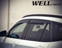 WellVisors - WellVisors Side Window Deflectors BMW E84 X1 12-15 With Black Trim - Image 4