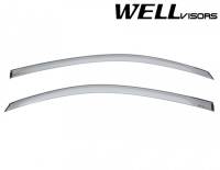 WellVisors Side Window Deflectors Fiat 500 500c 12-19 Premium Series