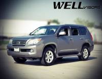 WellVisors - WellVisors Side Window Deflectors Lexus GX460 10-19 Premium Series - Image 2