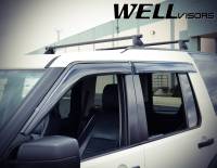 WellVisors - WellVisors Side Window Deflectors Land Rover LR3 LR4 05-16 With Black Trim - Image 3