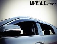 WellVisors - WellVisors Side Window Deflectors Kia Sorento 16-20 with Chrome Trim - Image 3