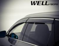 WellVisors - WellVisors Side Window Deflectors Kia Sorento 16-20 with Chrome Trim - Image 4