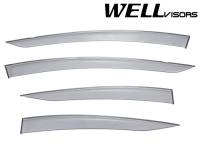 WellVisors Side Window Deflectors Toyota Prius C 12-19 Premium Series