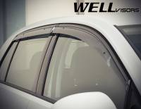 WellVisors - WellVisors Side Window Deflectors Volkswagen Golf MK7 5 Doors Hatchback 15-20 With Black Trim - Image 3