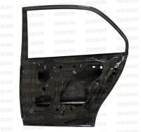 Seibon Carbon - Seibon OEM-style carbon fiber doors for 2003-2007 Mitsubishi Lancer EVO (REAR) *OFF ROAD USE ONLY! (pair) - Image 3